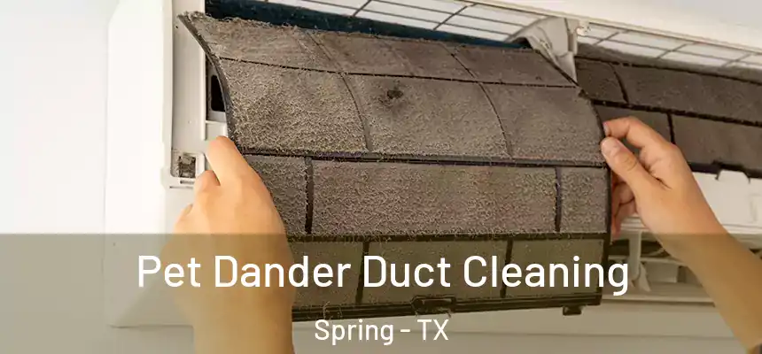 Pet Dander Duct Cleaning Spring - TX